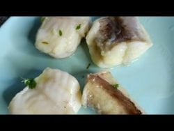 Rape al vapor en salsa verde, fácil y rico con Thermomix