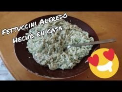 #Receta FETTUCCINI ALFREDO HECHO EN CASA🍝.