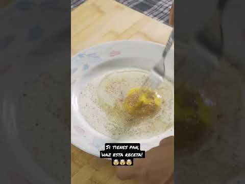 si tienes pan ¡haz esta receta! 🤯 🤯 🤯 #recetas #receta #recetafacil #recetafácilyrápida