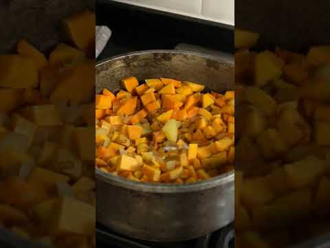 sopa crema de calabaza #sopa #frio #verdura #receta #saludable #fitness #comidadeverdade
