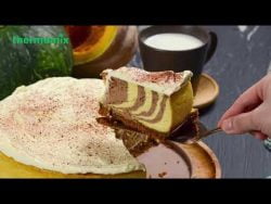 Thermomix® Malaysia Pumpkin Swirl Cheesecake recipe