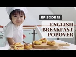 2-Year-Old Bakes Full English Breakfast Popover With Thermomix | Breakfast Recipe | Full Breakfast