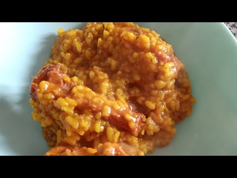 Arroz con costillas en adobo, fácil y rico con Thermomix