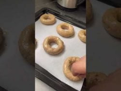 Bagels con 3 ingredientes #viral #shorts #receta