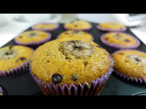 BANANA CHOCOLATE CHIPS MUFFIN THERMOMIX RECIPE