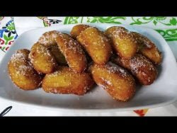 BUÑUELOS DE MANZANA | RECETA FÁCIL