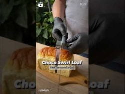 Choco Swirl Loaf Thermomix Style by Zeti Khalid