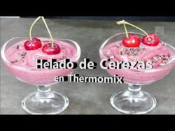 Cómo hacer HELADO de CEREZAS en Thermomix 🍧 🍒