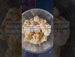 Como hacer pops de coliflor en airfryer #shorts #youtubepartner #receta #coliflor #empanizado #fit