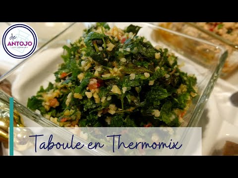 Como hacer tabule con la Thermomix