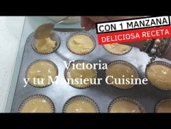 Con una manzana🍎haz este rico postre en Monsieur Cuisine y Thermomix