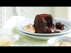 Dark chocolate coulant with the Thermomix #food