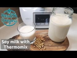 Easy soy milk recipe with thermomix