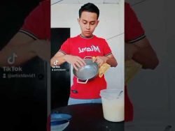 🥧Preparando mezcla lista para torta de naranja del D1 🍊👨🏽‍🍳 #receta #cocina #torta #pastel