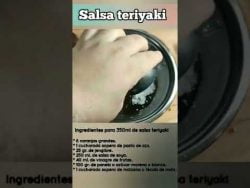 Fácil receta de salsa teriyaki. #fyp #receta #comida #sabor