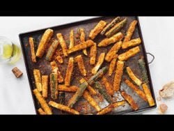 Frites de courgette sans friture au Thermomix