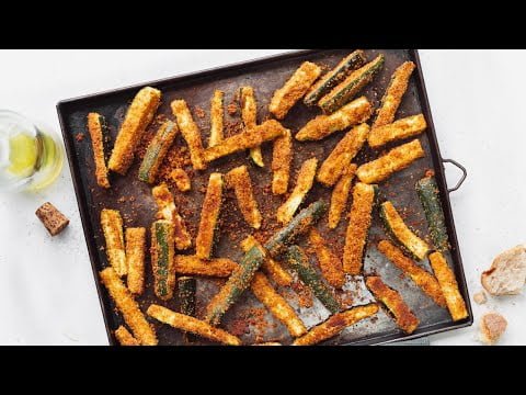 Frites de courgette sans friture au Thermomix