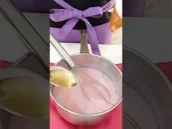 HELADO DE CARAMELOS DE VIOLETA 💜 Receta en la descripción 😉 #helados #receta #shorts #aluracakes