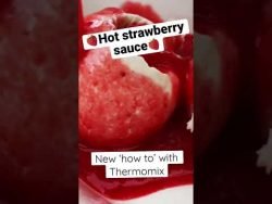 How to make hot strawberry dressing with Thermomix | Very easy 10 mins