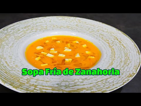 Lo más Refrescante SOPA FRIA de ZANAHORIA [Recetas Thermomix]