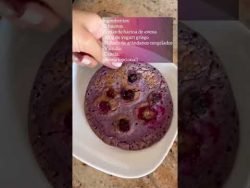 LOS MEJORES PANCAKES DE ARÁNDANOS 😍 #recetasaludable #shorts #shortvideo #receta #pancake #yummy