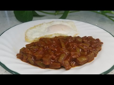 Nopales en Chile Rojo o Colorado. #nopales #desayuno #receta