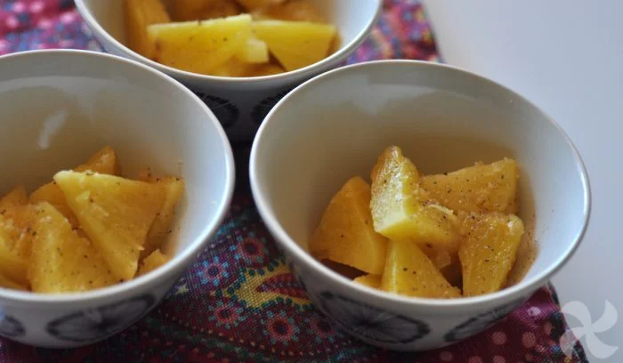 Piña al whisky