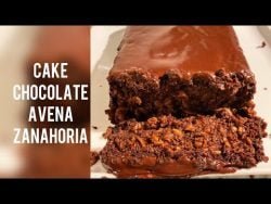 Receta buenísima en 2 minutos, Cake de Chocolate Avena Zanahoria #receta #chocolatelover #cocina