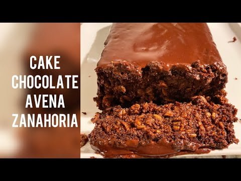 Receta buenísima en 2 minutos, Cake de Chocolate Avena Zanahoria #receta #chocolatelover #cocina