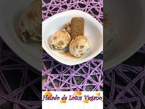 #short Helado Vegano de Galletas Lotus #receta #recipe #tasty #sort #vegan #helado #lotus #shorts