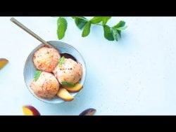 Sorbet aux nectarines au Thermomix