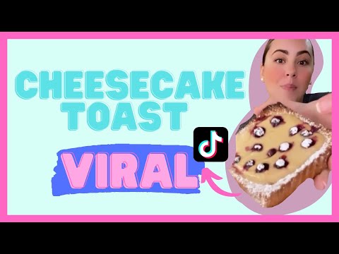 TOAST VIRAL DE TIKTOK #cheesecake #receta #viral #tiktok