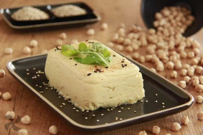 Tofu de garbanzos