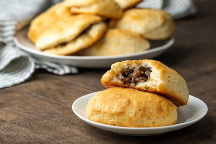 Galletas Rellenas Philly Cheesesteak |  Galletas y Copas
