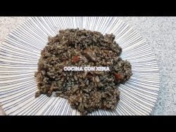 Arroz negro Express, con Thermomix, en modo cocción de arroz