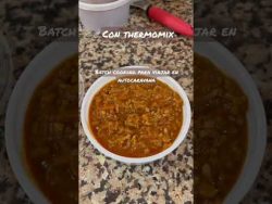 Batch cooking para viajar en autocaravana. Con #thermomix #short #shortvideo #autocaravana #recetas