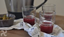 Bebida sin alcohol para niños, de sandía y frutos rojos