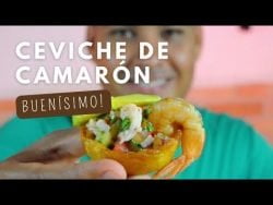 Ceviche de Camarón 🍤👨🏽‍🍳🔥 una exquisitez 🤤🏖️ #elcocineromarco #receta #food #playa