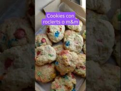 cookies de #roclerts 🌈 #receta #recetafacil #shorts
