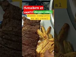 Costilla country y papás a la francesa en AirFryer #receta #pasoapaso #airfryer #carneprime