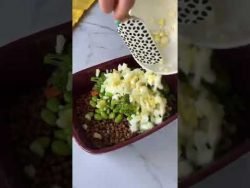 ENSALADA DE LENTEJAS #receta #comida #recetasfaciles #recetas