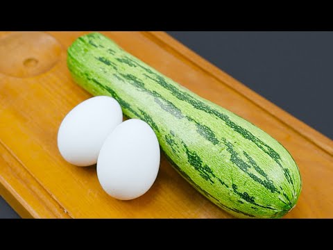 Esta receta es un verdadero tesoro con sólo un calabacín y huevos.