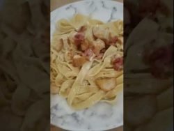 🍝Pastas caceras fácil #receta #recetafacil #shorts