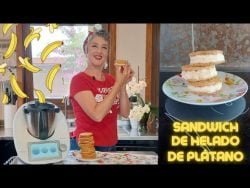 🍪🍌 SANDWICH DE HELADO DE PLÁTANO 🍌🍪 con Thermomix® #TM6 #TM5 #TM31 🔝