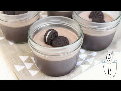 🍪🍫Postre estilo FROZEN del GOIKO en Thermomix🍫🍪 | Crema de Oreo fácil