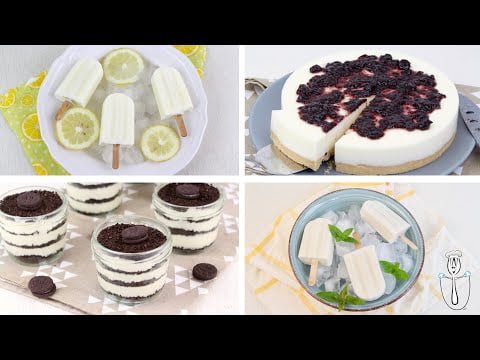 🍰4 POSTRES faciles y fresquitos con THERMOMIX🍰 | Recetas para verano