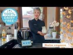 🥛 NATA VEGANA | CREMA VEGETAL 🥛 BÁSICOS con Thermomix® #TM6 #TM5 #TM31 🔝