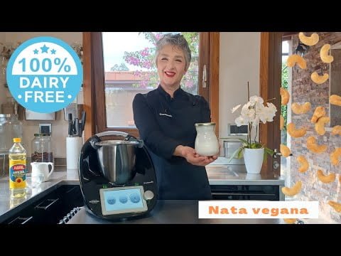 🥛 NATA VEGANA | CREMA VEGETAL 🥛 BÁSICOS con Thermomix® #TM6 #TM5 #TM31 🔝