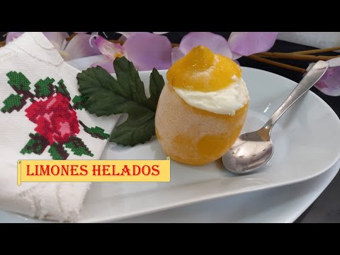 Limones Helados en Monsieur Cuisine Connect/ Thermomix/ Mambo #helados