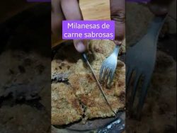Milanesas sabrosas #receta #recetafacil #milanesas #shorts